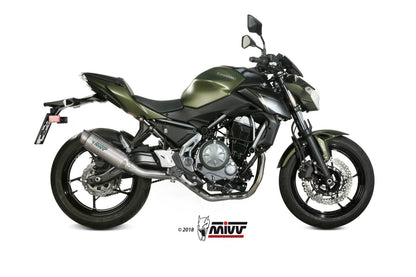 MIVV Full System 2x1, GPpro Titan, Alto/High up Exhaust For Kawasaki Ninja 650 / Z650 2017-2022