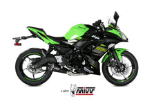 MIVV Full System 2x1, Delta Race Black, Standard Exhaust For Kawasaki Ninja 650 / Z650 2017-2022