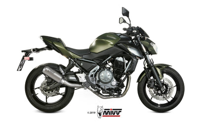 MIVV Full System 2x1, MK3 Stainless Steel, Standard Exhaust For Kawasaki Ninja 650 / Z650 2017-2022