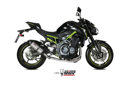MIVV No-kat full collectors (fits on both MIVV and original silencers) Exhaust For Kawasaki Z900 2017-2019