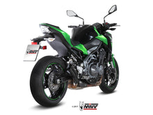 MIVV Slip-on, Double Gun Black, Standard Exhaust For Kawasaki Z900 17-19, Z900 A2 (35 KW / 70 KW) 17-22