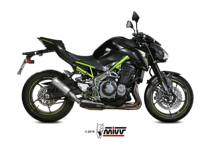MIVV Slip-on, MK3 Stainless Steel, Standard Exhaust For Kawasaki Z900 17-19, Z900 A2 (35 KW / 70 KW) 17-22