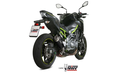 MIVV Slip-on, Gppro Black, Standard Exhaust For Kawasaki Z900 17-19, Z900 A2 (35 KW / 70 KW) 17-22
