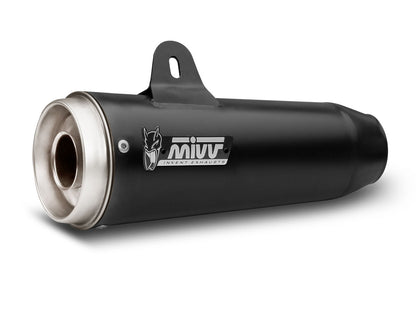 MIVV Slip-on, Ghibli Black, Standard Exhaust For Kawasaki Z900 RS 2018-2022