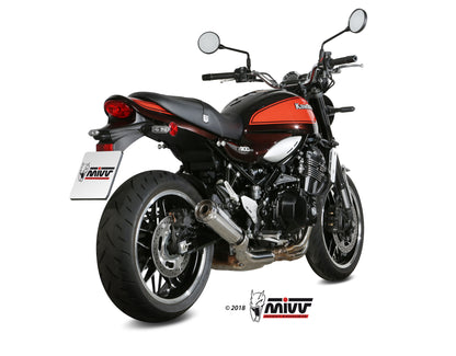 MIVV Slip-on, Ghibli Stainless Steel, Standard Exhaust For Kawasaki Z900 RS 2018-2022