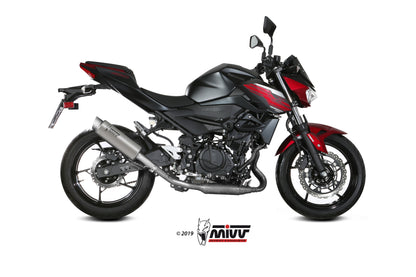 MIVV Slip-on, GPpro Titan, Standard Exhaust For Kawasaki Ninja 400 18-20, Z400 19-20