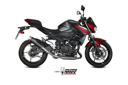 MIVV Slip-on, GPpro Black, Standard Exhaust For Kawasaki Ninja 400 18-20, Z400 19-20