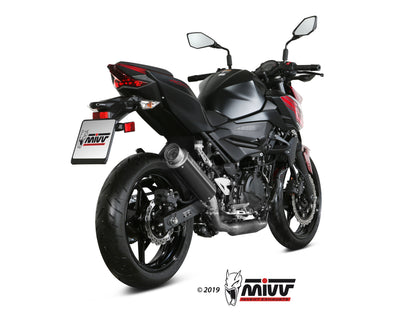 MIVV Slip-on, GPpro Black, Standard Exhaust For Kawasaki Ninja 400 18-20, Z400 19-20