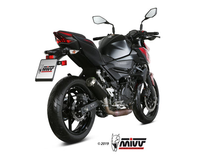 MIVV Slip-on, MK3 Black, Standard Exhaust For Kawasaki Ninja 400 18-20, Z400 19-20