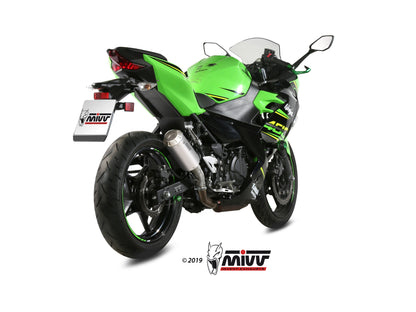 MIVV Slip-on, MK3 Stainless Steel, Standard Exhaust For Kawasaki Ninja 400 18-20, Z400 19-20