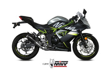 MIVV Slip-on, MK3 Black, Standard Exhaust For Kawasaki Ninja 125 / Z125 2019-2022
