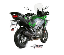 MIVV Slip-on, Oval Carbon, Standard Exhaust For Kawasaki Versys 1000 2019-2022