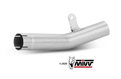 MIVV [No-kat pipe (compatible with both MIVV and original silencers).] Exhaust For Kawasaki ZX-6R 636 2019-2020
