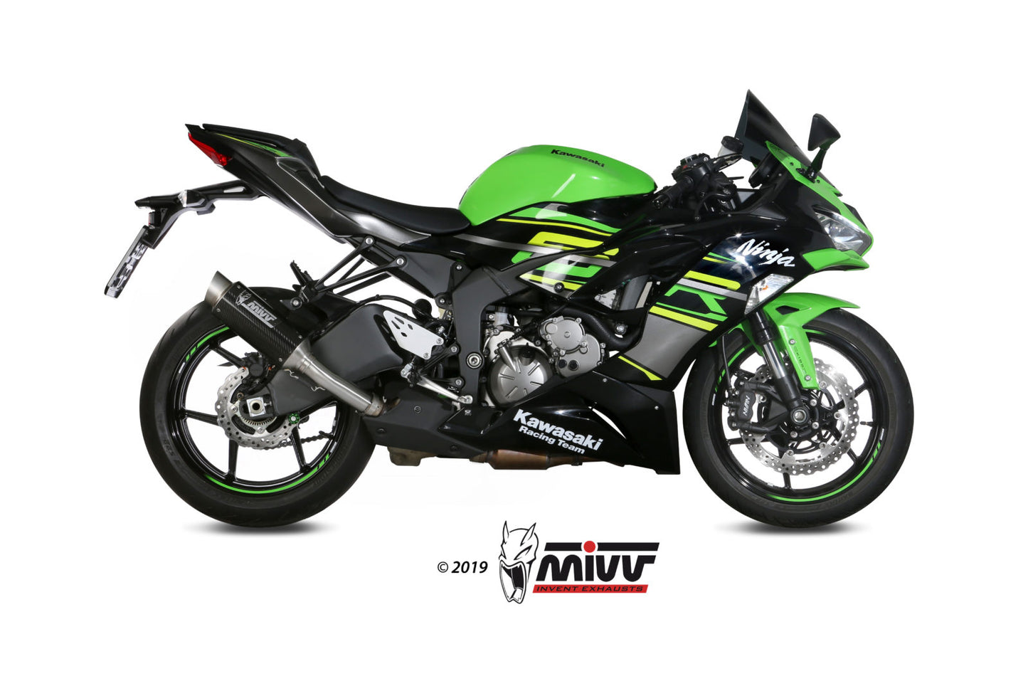 MIVV Slip-on, GPpro Carbon, Standard Exhaust For Kawasaki ZX-6R 636 2019-2020