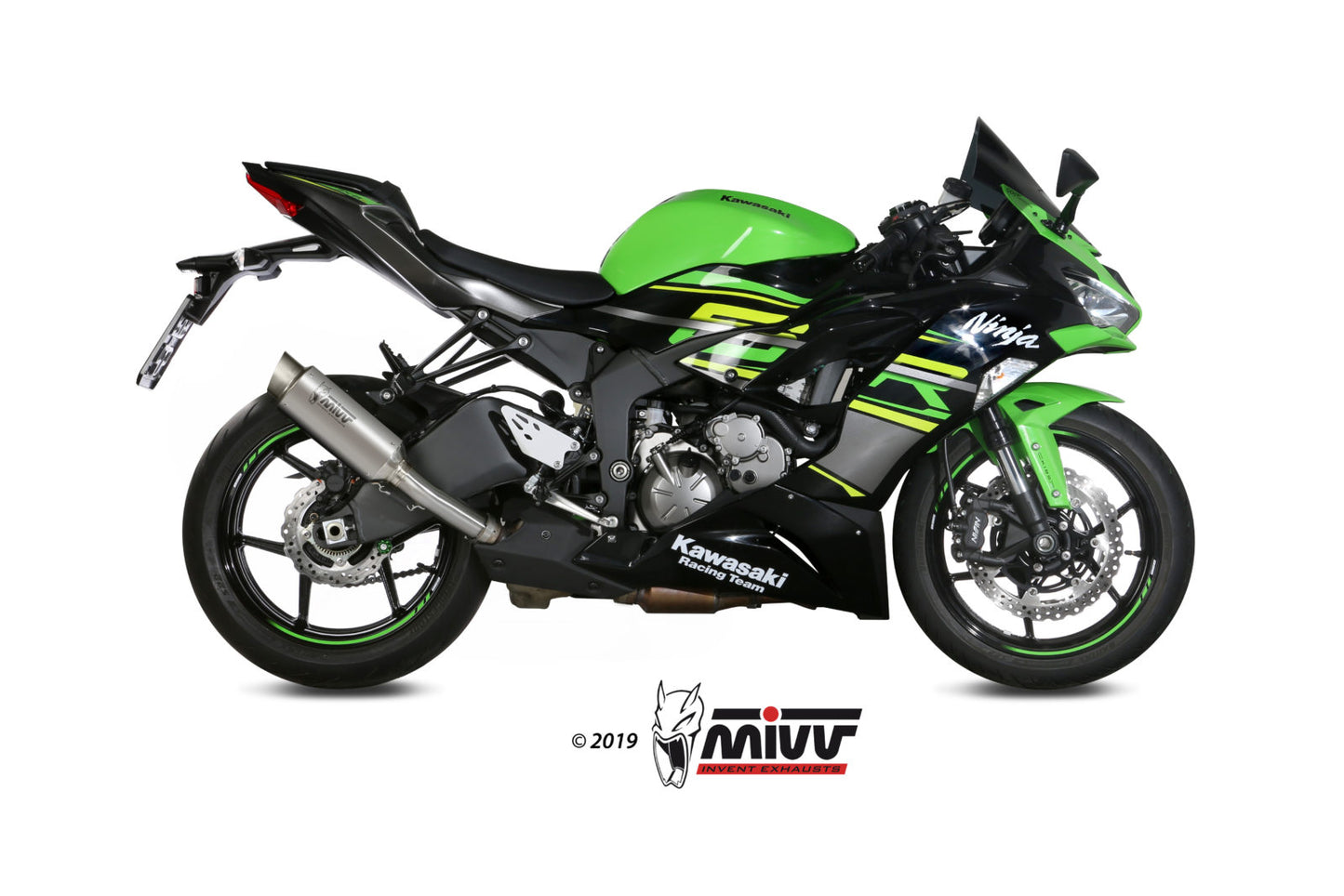 MIVV Slip-on, GPpro Titan, Standard Exhaust For Kawasaki ZX-6R 636 2019-2020
