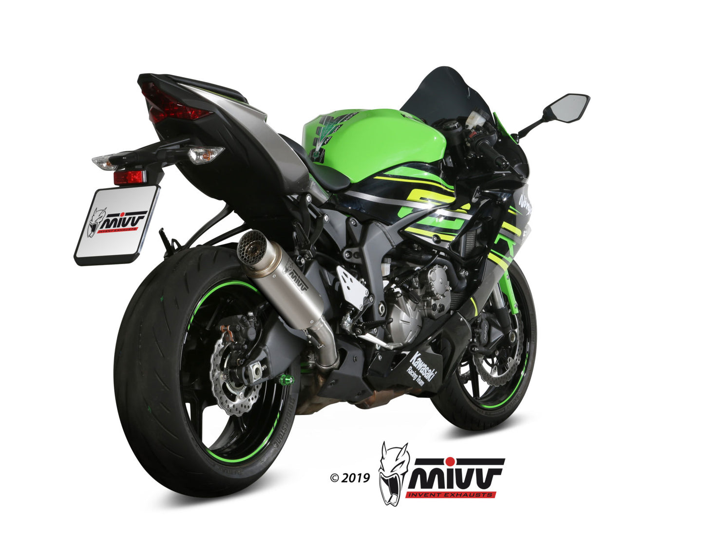 MIVV Slip-on, GPpro Titan, Standard Exhaust For Kawasaki ZX-6R 636 2019-2020