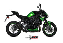 MIVV Slip-on, Double Gun Black, Standard Exhaust For Kawasaki Z900 2020-2022