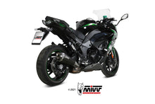MIVV Slip-on, Delta Race Black, Standard Exhaust For Kawasaki Z1000SX (Ninja 1000) 2020-2022