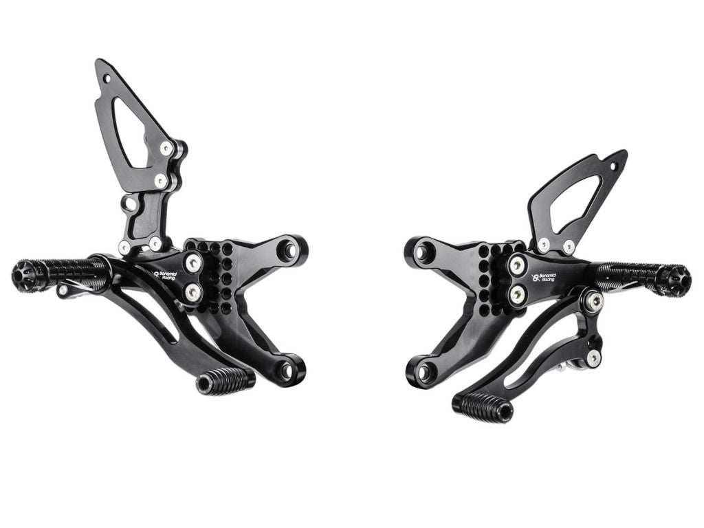 Bonamici Racing Aluminium Rearsets for the Kawasaki ZX-6R 2003-2004