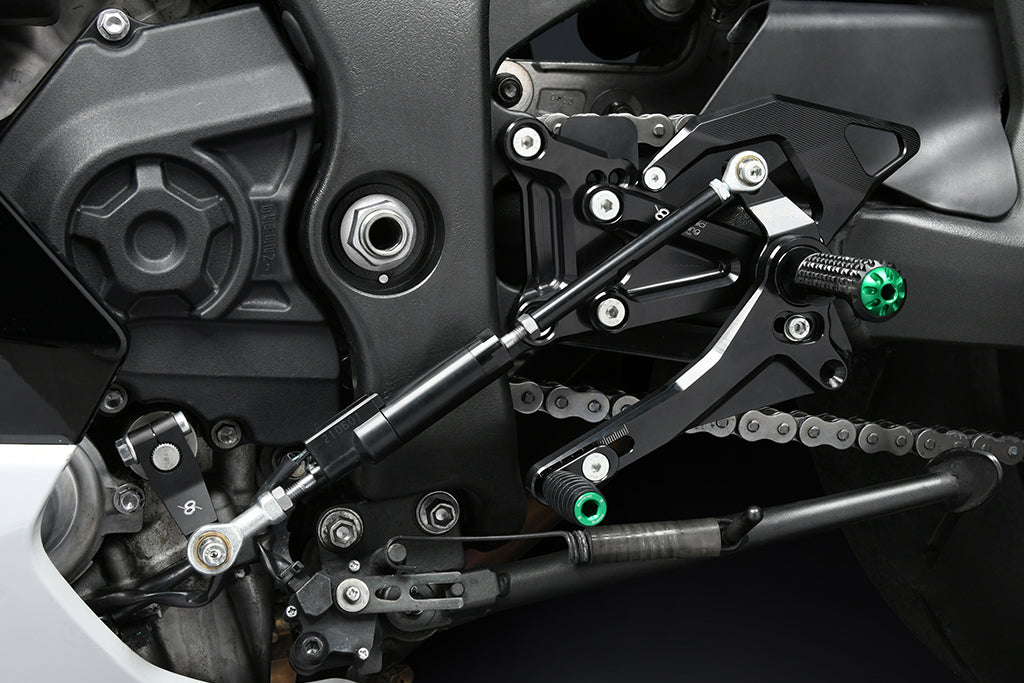 Bonamici Racing Aluminium Rearsets for the Kawasaki ZX-10R (2016-2025)