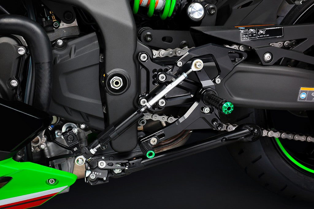 Bonamici Racing Rearsets for the Kawasaki ZX-4RR 2023-2024