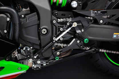 Bonamici Racing Rearsets for the Kawasaki ZX-4RR 2023-2024