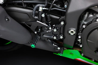 Bonamici Racing Rearsets for the Kawasaki ZX-4RR 2023-2024