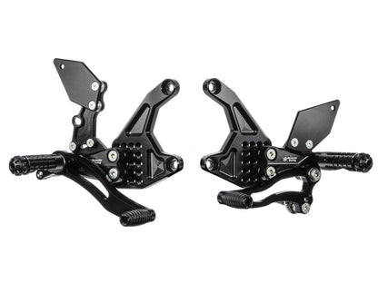 Bonamici Racing Rearsets for the Kawasaki Z900 2017-2025