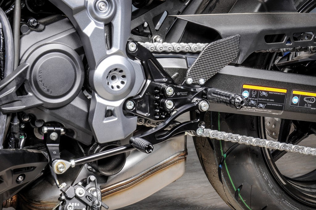 Bonamici Racing Rearsets for the Kawasaki Z900 2017-2025