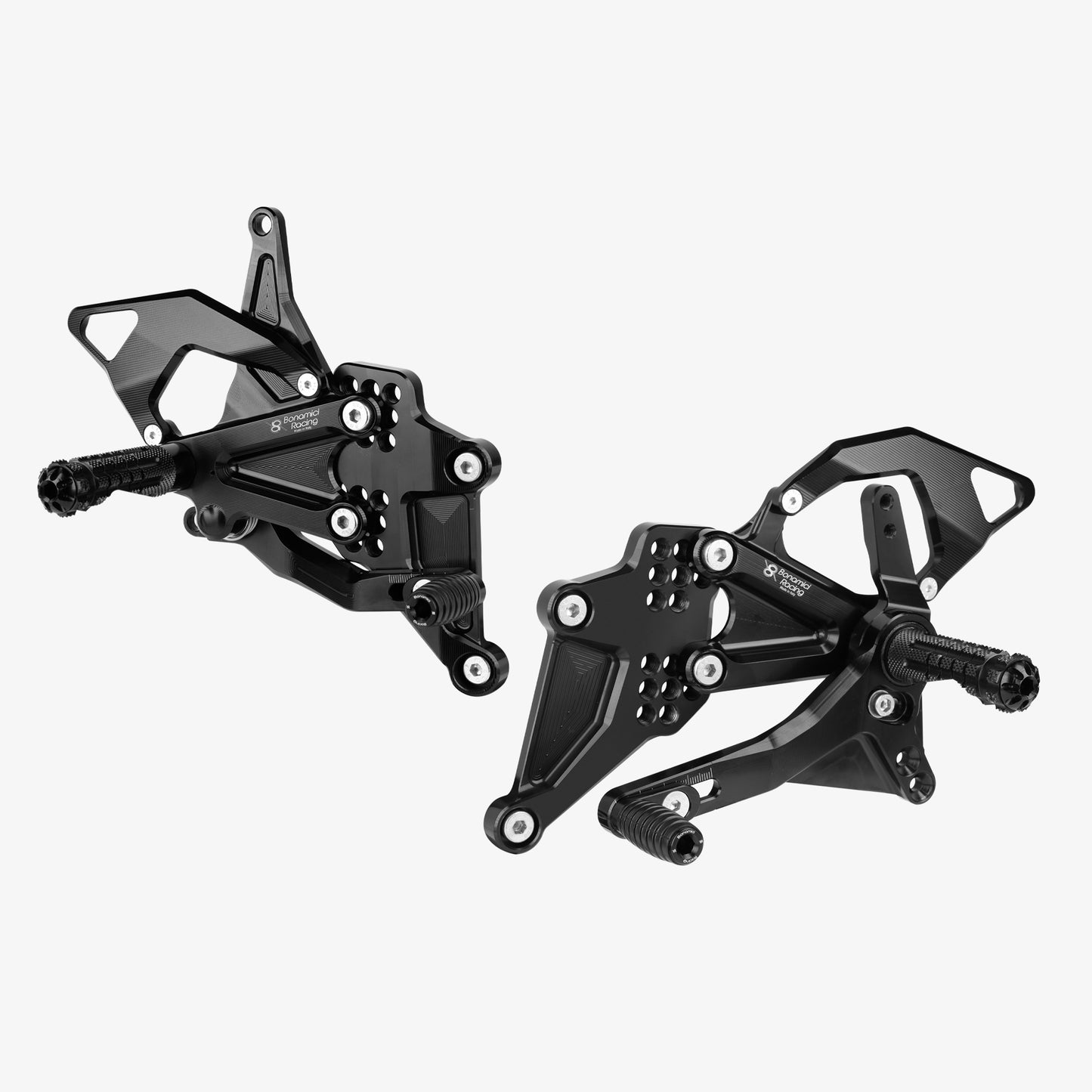 Bonamici Racing Aluminium Rearsets for the Kawasaki ZX-6R 2020-2025