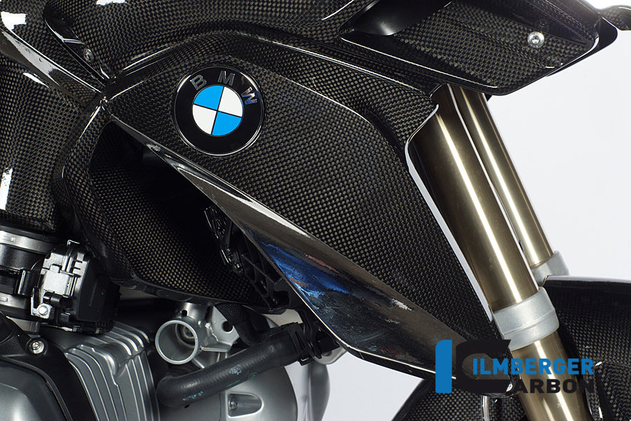Ilmberger Carbon Radiator Cover, Right Carbon for the BMW R 1200 GS 2013-16