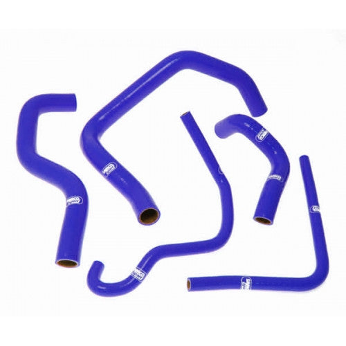 SamcoSport 5 Piece Silicone Coolant Hose Set For Kawasaki ZX-6R & ZX-636R (1998-02)
