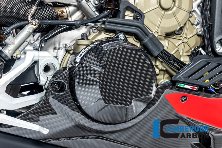 Ilmberger Carbon Clutch Cover for the Ducati Streetfighter V4 '20-22