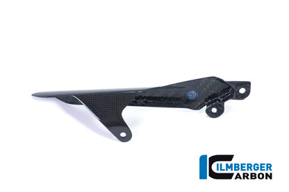 Ilmberger Carbon Chain Guard on the Swing Arm for the Ducati Monster 1200S '17, Supersport '17-22