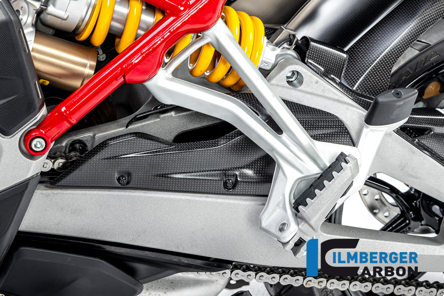 Ilmberger Carbon Chainguard/Swingarm Matt Surface for the Ducati Multistrada V4 / V4 S '20