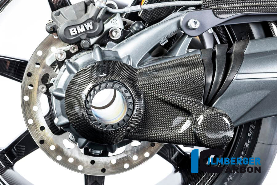Ilmberger Carbon Bevel Drive Housing Protector for the BMW R 1200 S '06-08, R 1200 R '07-14, R 1200 GS '04-12, HP 2 Megamoto '08-13, HP 2 Sport '08-12, R Nine T/Racer '14-17, R Nine T Scrambler '2016