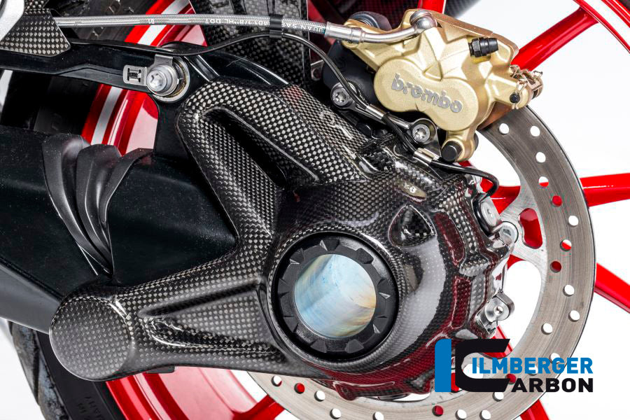 Ilmberger Carbon Bevel Drive Housing Protector, Carbon for the BMW R 1200 GS '13-17, R 1200 RS '15-24, R 1200 GS Adventure 2014