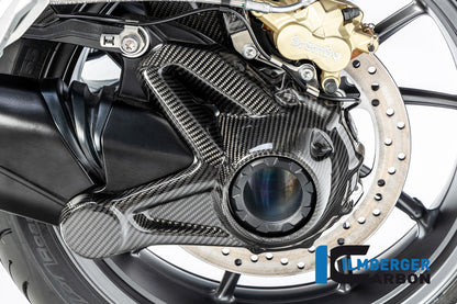 Ilmberger Carbon Bevel Drive Housing Protector (Mounting without Rear Splash Guard) for the BMW R 1250 GS / GS Adventure / R 1250 R 2019
