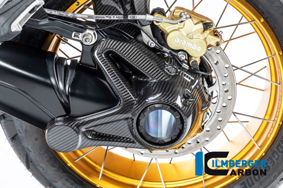 Ilmberger Carbon Bevel Drive Housing Protector (Mounting without Rear Splash Guard) for the BMW R 1250 GS / GS Adventure / R 1250 R 2019