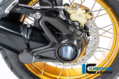 Ilmberger Carbon Bevel Drive Housing Protector (Mounting without Rear Splash Guard) for the BMW R 1250 GS / GS Adventure / R 1250 R 2019