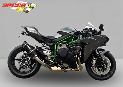 Bodis SB1-S-C Slip On Exhaust For Kawasaki Ninja H2 (15-21)