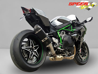 Bodis SB1-S-C Slip On Exhaust For Kawasaki Ninja H2 (15-21)