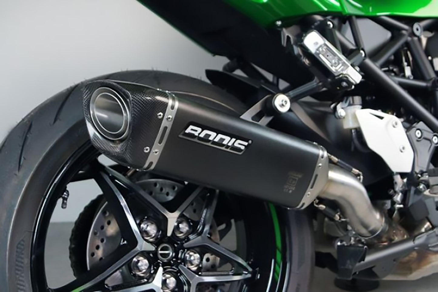 Bodis V4-M-CA Slip On Exhaust For Kawasaki Ninja H2 SX (2022+)