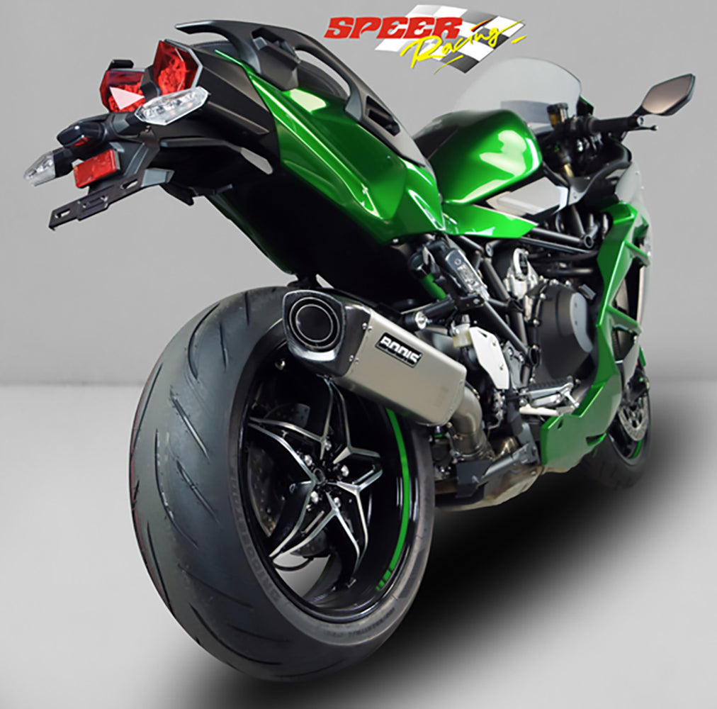 Bodis V4-M-CA Slip On Exhaust For Kawasaki Ninja H2 SX (18-21)