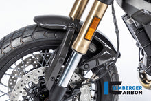 Ilmberger Carbon Front Mudguard Holder, Left Gl. for the Ducati Scrambler 1100 '17