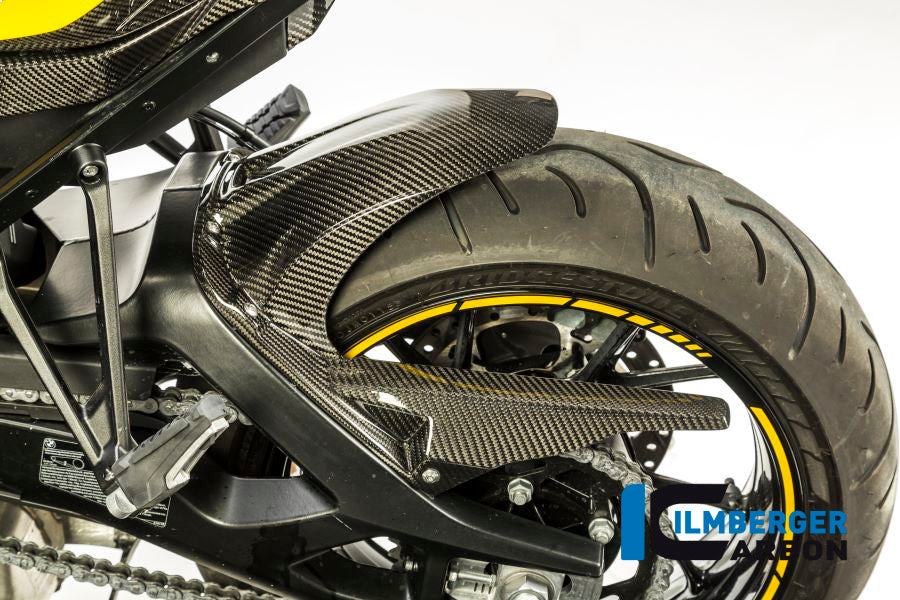 Ilmberger Carbon Rear Hugger incl. Upper Chainguard for the BMW S 1000 XR 2015-2019