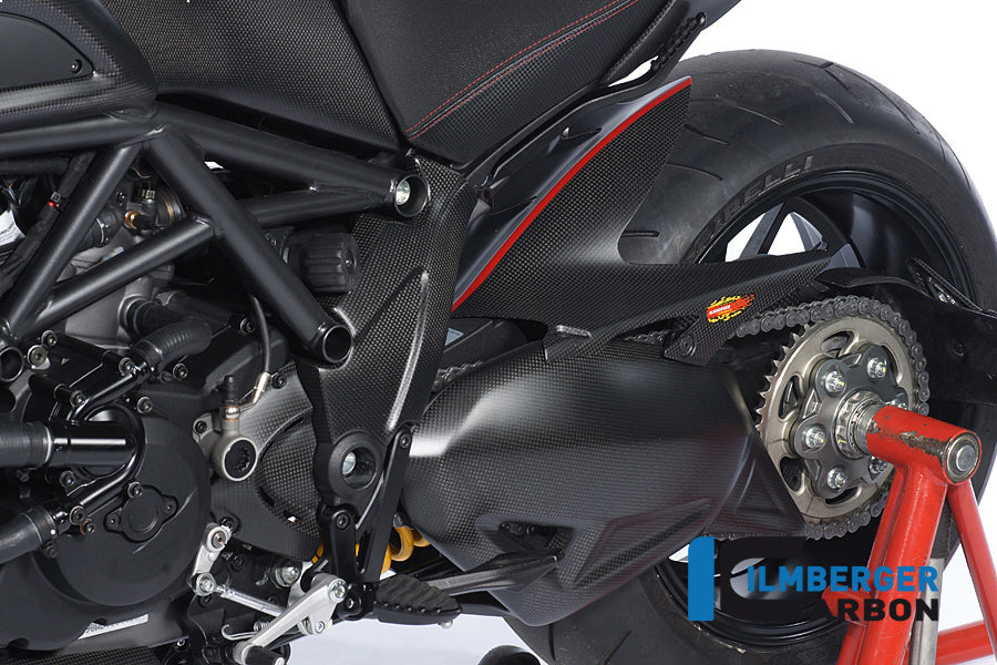 Ilmberger Carbon Rear Hugger Carbon for the Ducati Diavel 2011 - 2014
