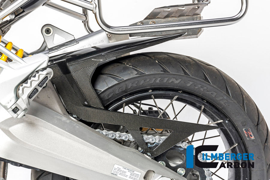 Ilmberger Carbon Rear Hugger Including Upper Chain Guard for the Ducati Multistrada 1200 Enduro '16
