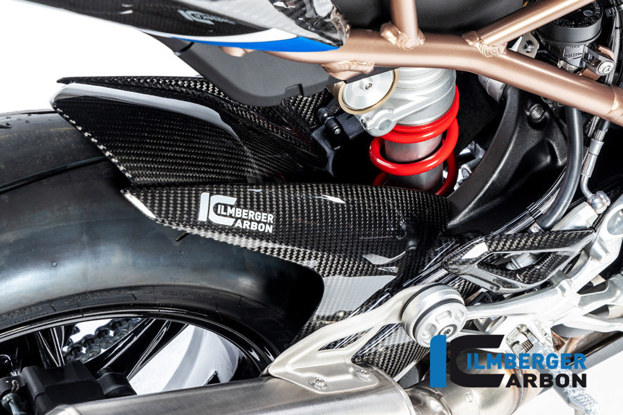 Ilmberger Carbon Rear Hugger Incl. Upper Chainguard for the BMW S 1000 R '21 / S 1000 RR '19-23 / M 1000 R '23-24 / M 1000 RR '21-24