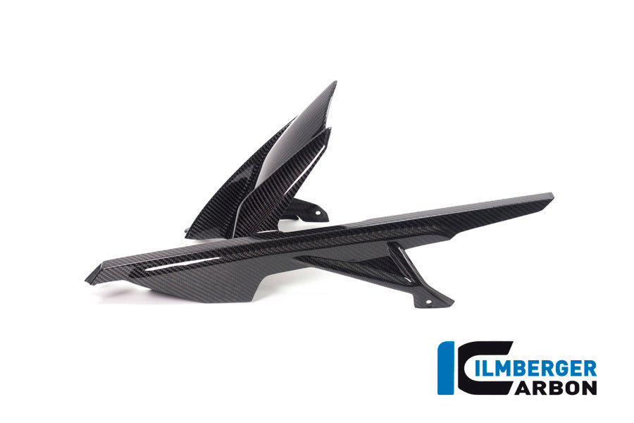 Ilmberger Carbon Rear Hugger Incl. Upper Chainguard for the BMW S 1000 R '21 / S 1000 RR '19-23 / M 1000 R '23-24 / M 1000 RR '21-24